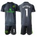 Maillot de foot Manchester United Altay Bayindir #1 Gardien Extérieur vêtements enfant 2025-26 Manches Courtes (+ pantalon court)